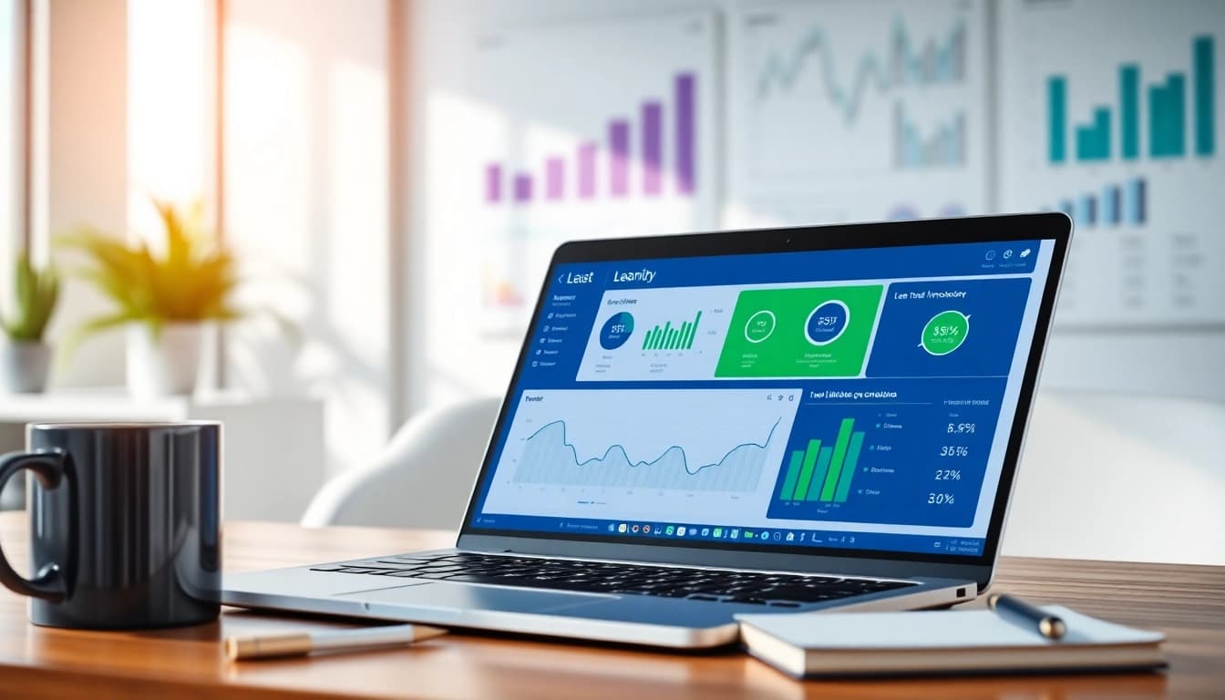 Explore Digital Loan Origination Software interface in a professional office setting.