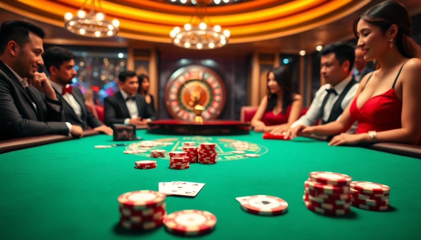 Experience the excitement of gambling at gg88.com with engaging blackjack and roulette games.