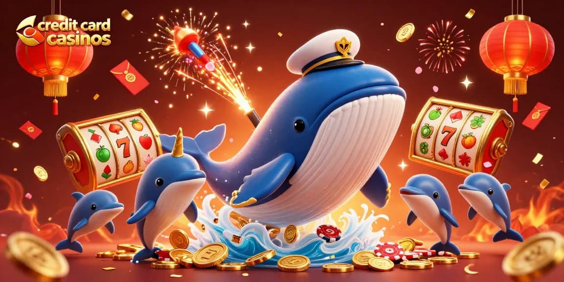 Experience the excitement of credit card casinos with engaging characters and vibrant game elements.