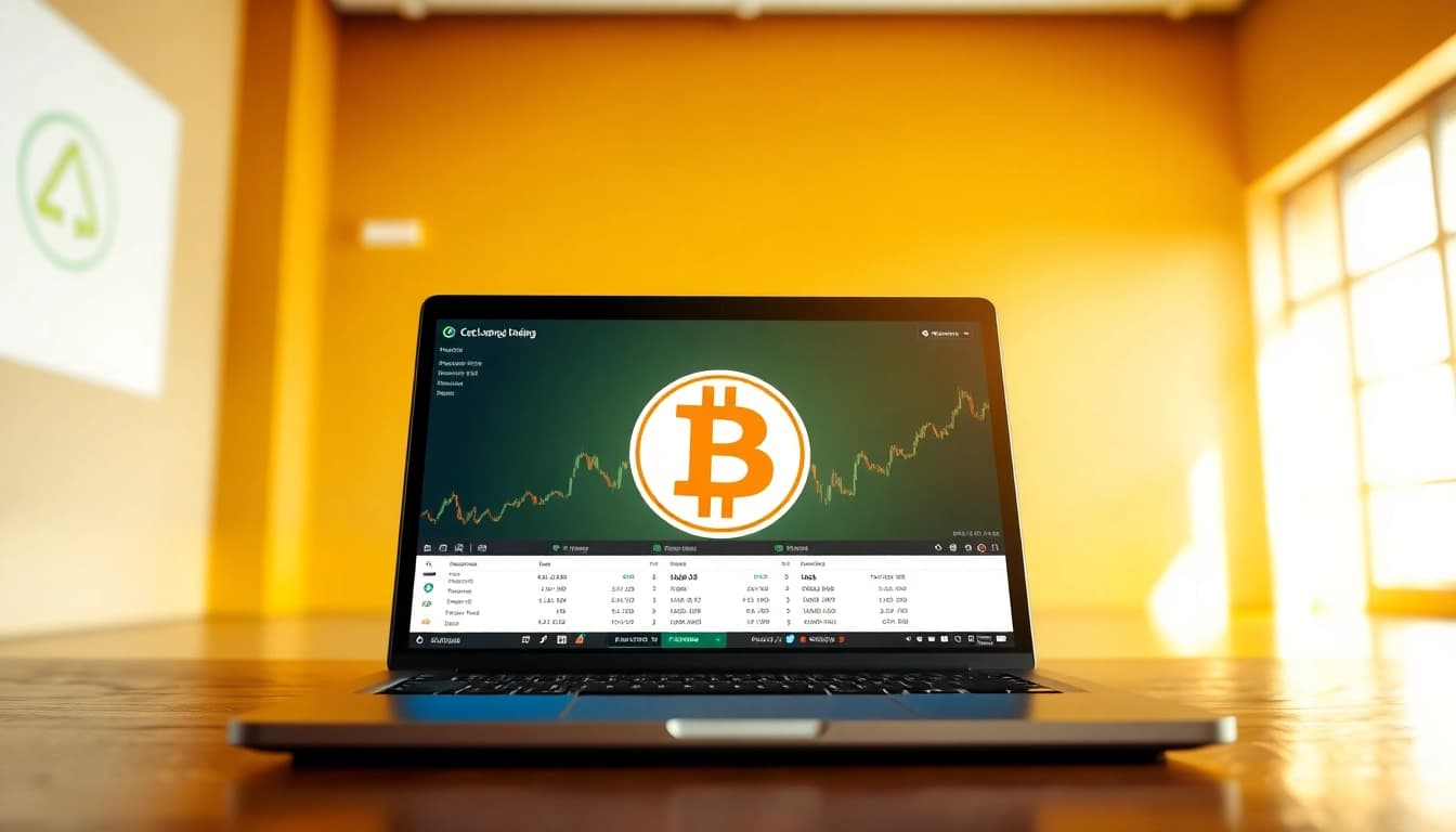 achetez bitcoin facilement avec un ordinateur et des graphiques de marché dynamique