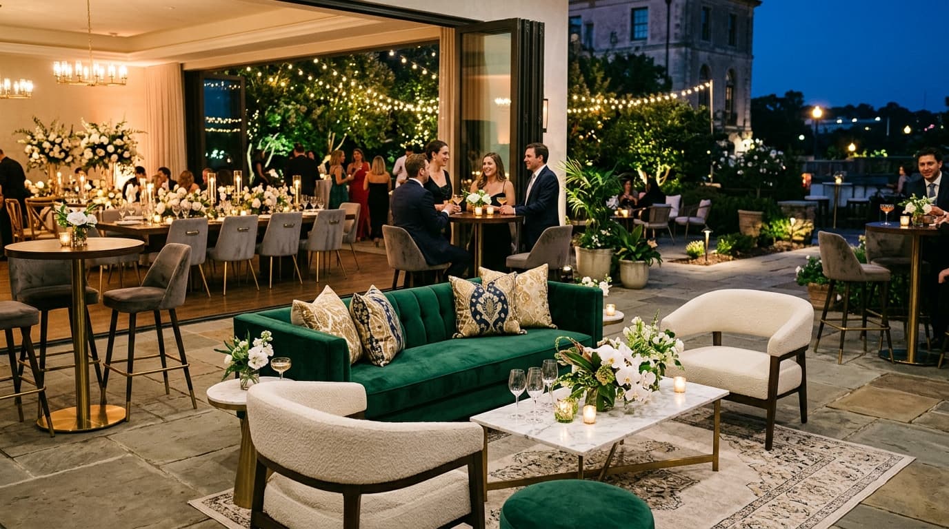 Event furniture for Corporate &amp; Private Events in Dubai | Athoor Rentals