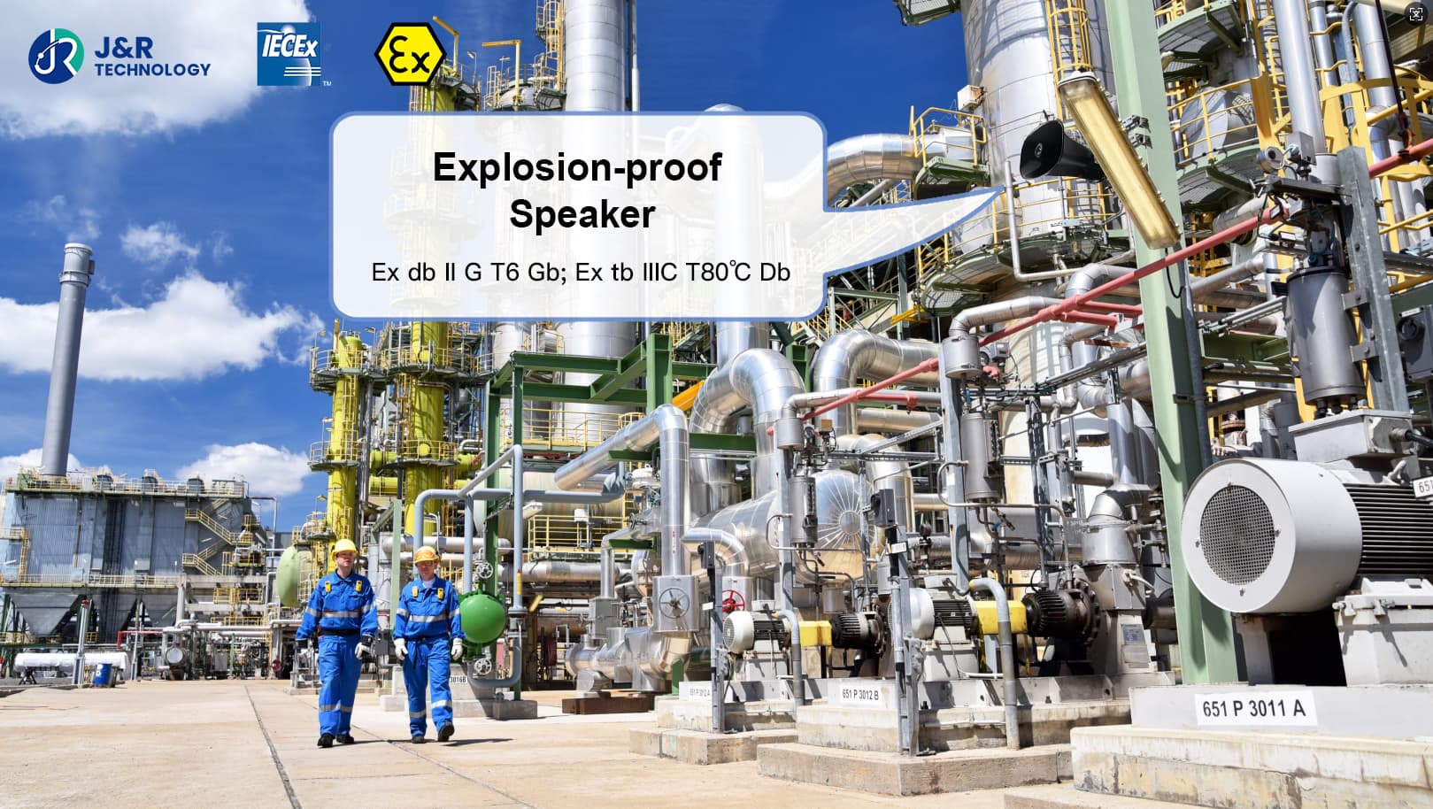 Petrochemical Sound Reinforcement Intercom System Solution Designed by J&R for Maximum Safety and Clarity
