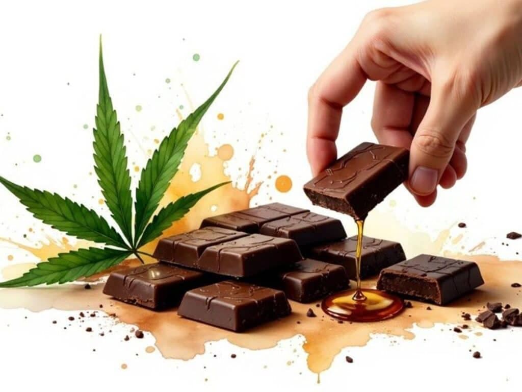 Chocolate edibles 1000mg Infused Desserts from Miami Rave
