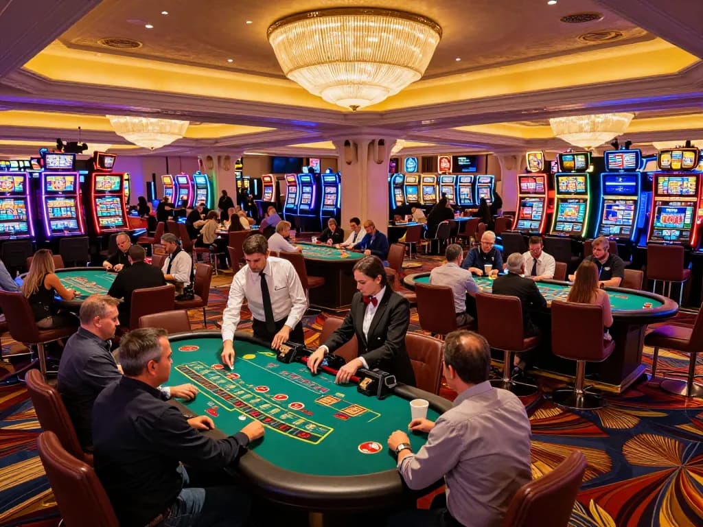 Experience the thrill at mb66 blackjack tables in a lavish casino setting
