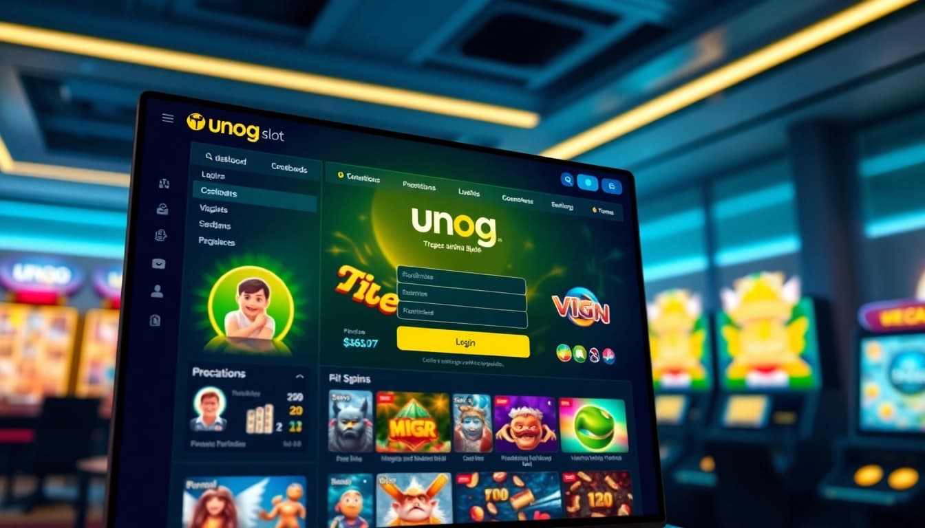 Masuk ke unogg slot login dengan antarmuka permainan online yang menarik dan interaktif.
