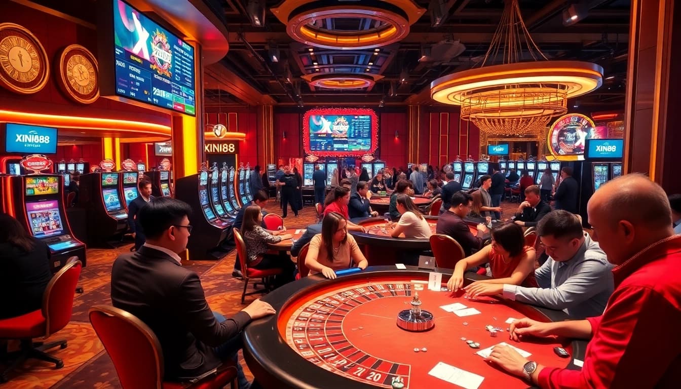 Experience excitement at Xin88 with vibrant slot machines and immersive casino games.