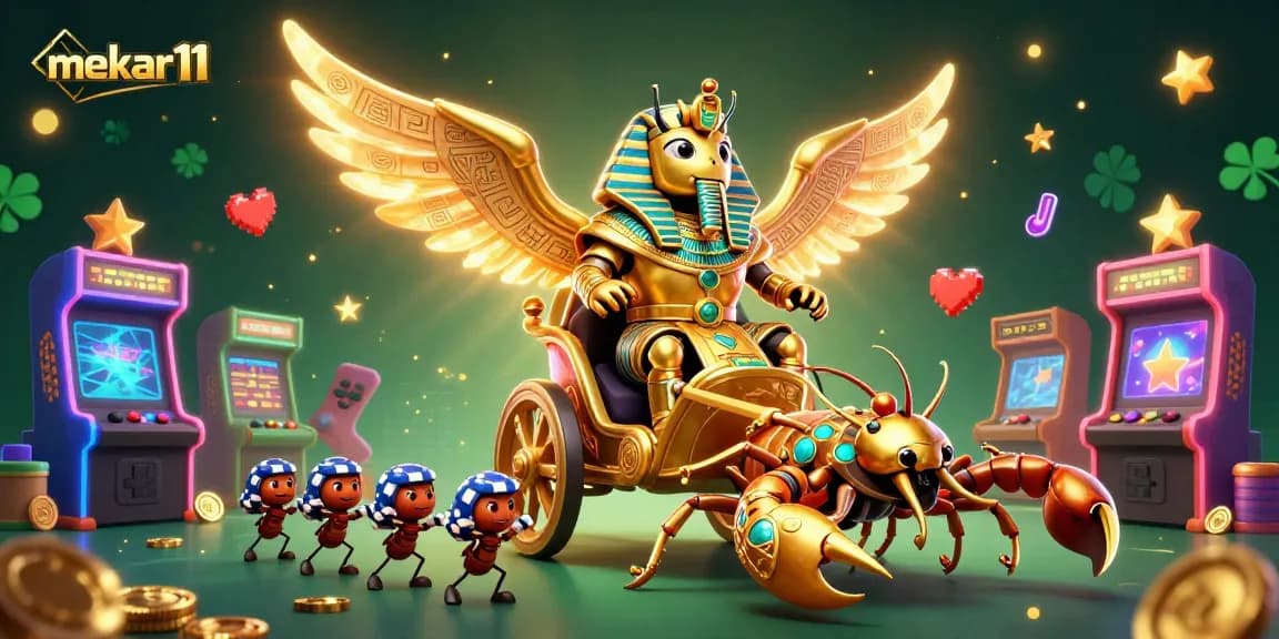 Engage with mekar11 for thrilling gaming experiences featuring vibrant characters and casino elements.