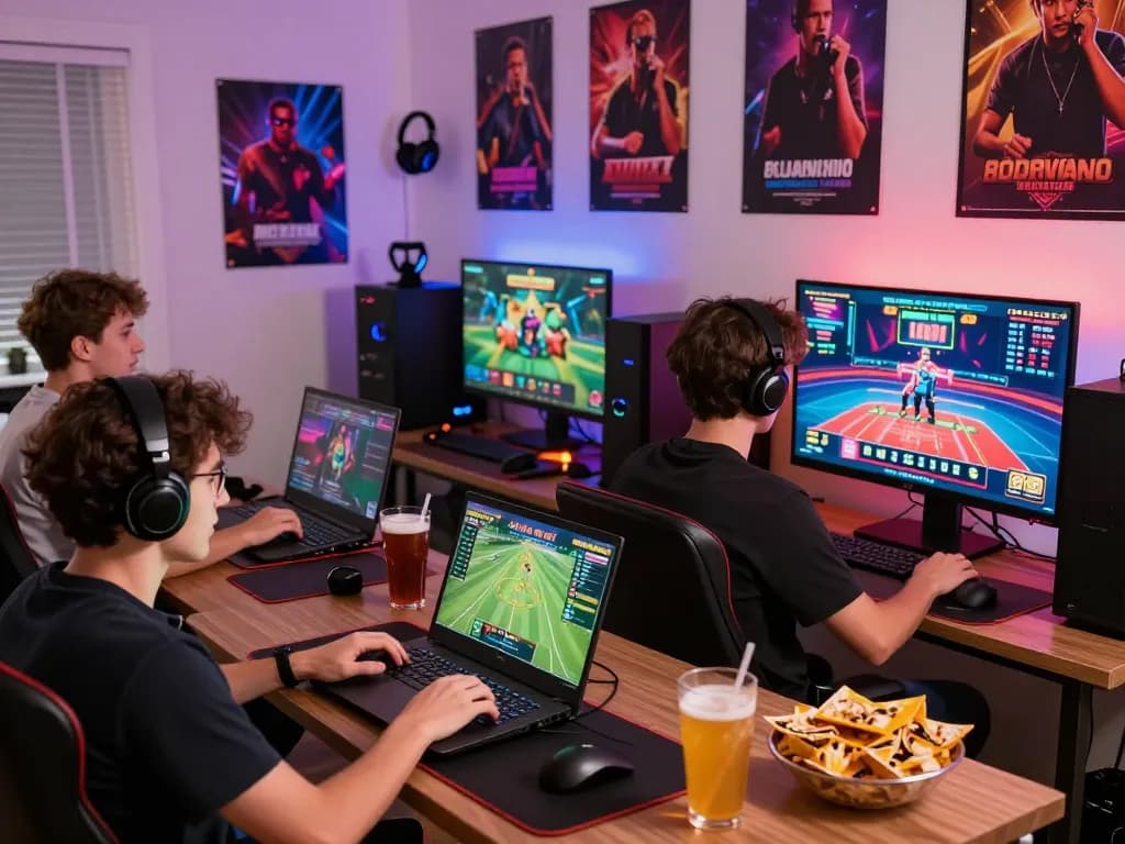 Players enjoying diverse gaming experiences at TG88, highlighting online betting and casino games.