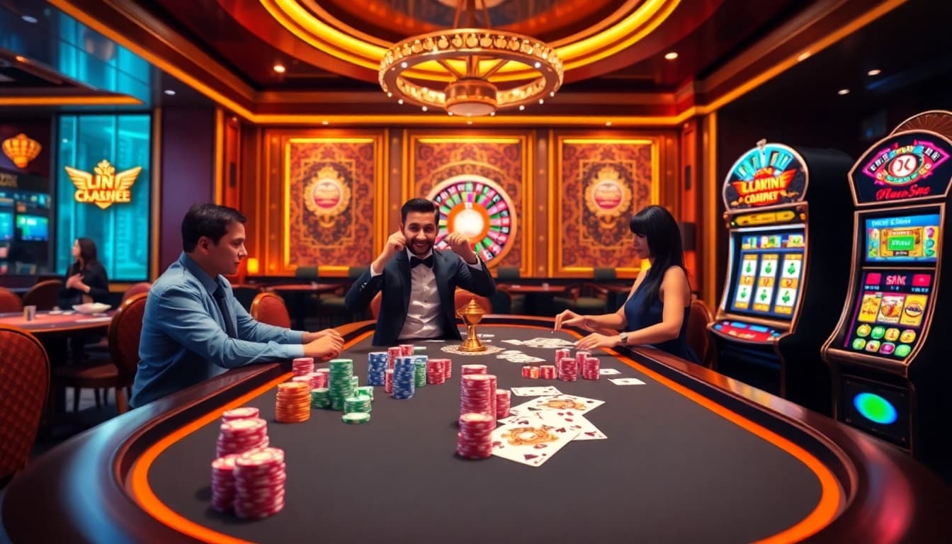 Experience the vibrant excitement of gambling at https://febet8.com with colorful casino games and enthusiastic play.