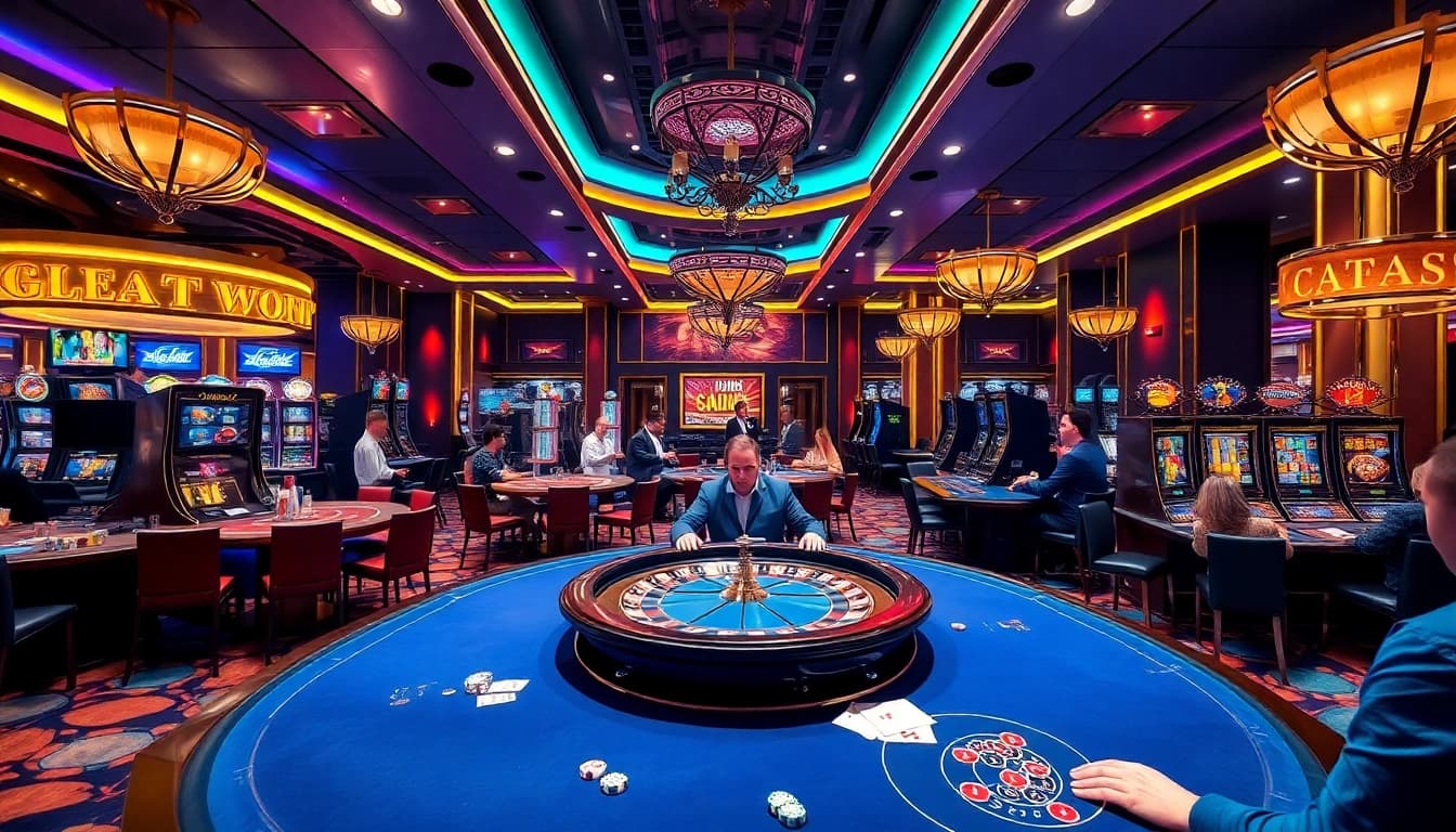 Experience the excitement of winning at 32win casino with engaging games and vibrant atmosphere.