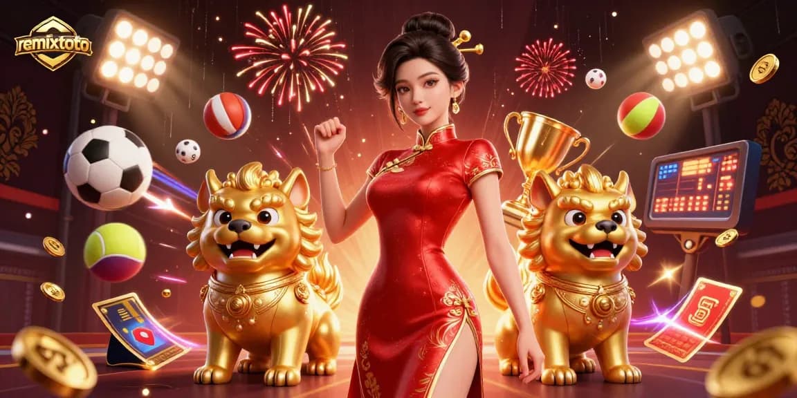 Engage with remixtoto's thrilling online sports betting experience in a festive atmosphere.