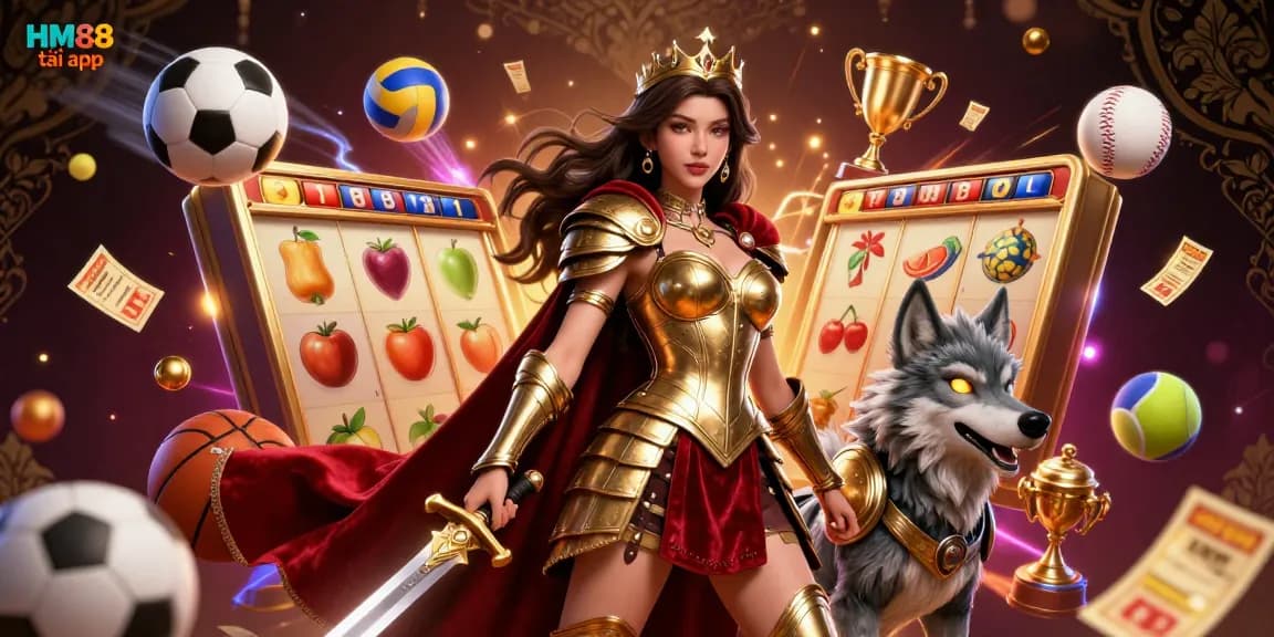Engage with the thrilling world of HM88 tải app, featuring immersive slot games and vibrant casino elements.