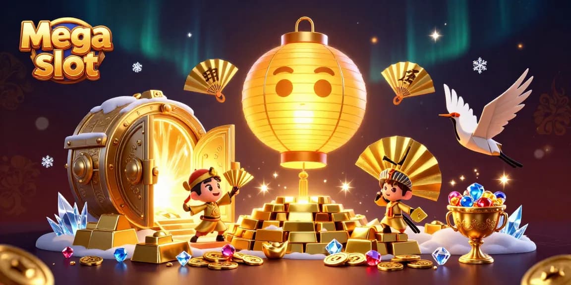 Bermain mega slot dengan karakter gaib dan simbol keberuntungan di kasino yang penuh harta.