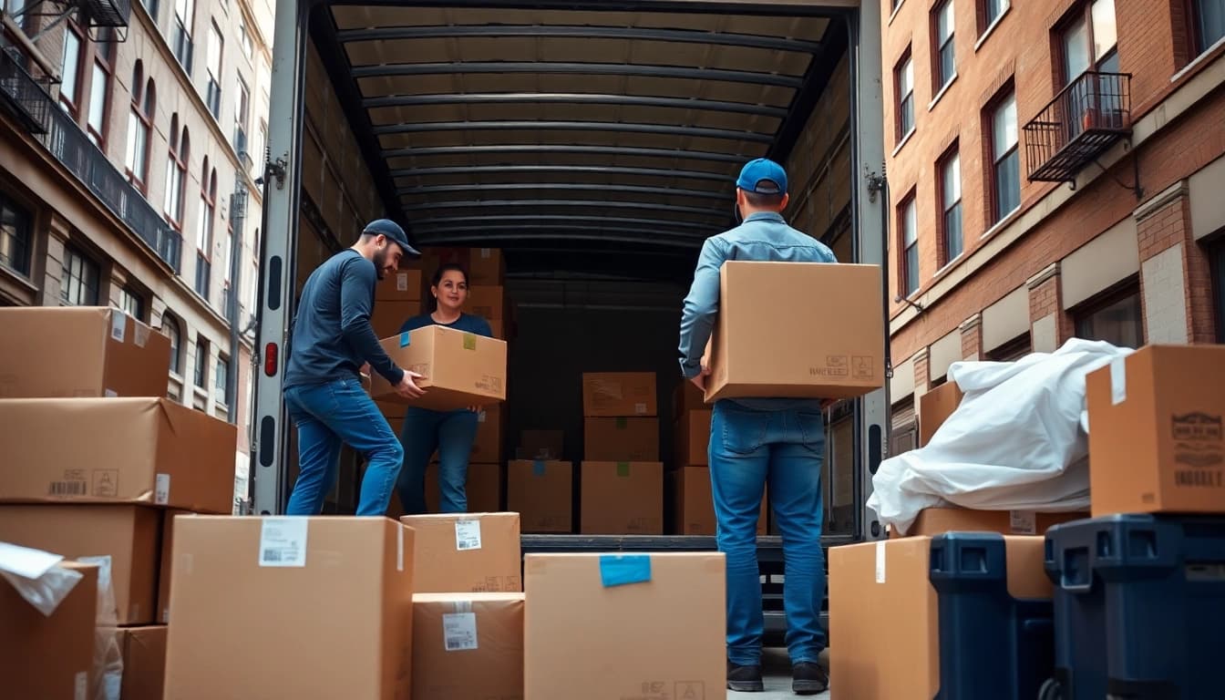 Provincial movers efficiently loading a truck, ensuring a stress-free moving experience.