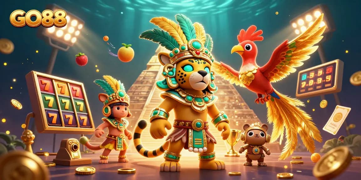 Experience GO88 with vibrant slot games and dynamic themes in an exciting casino scene.