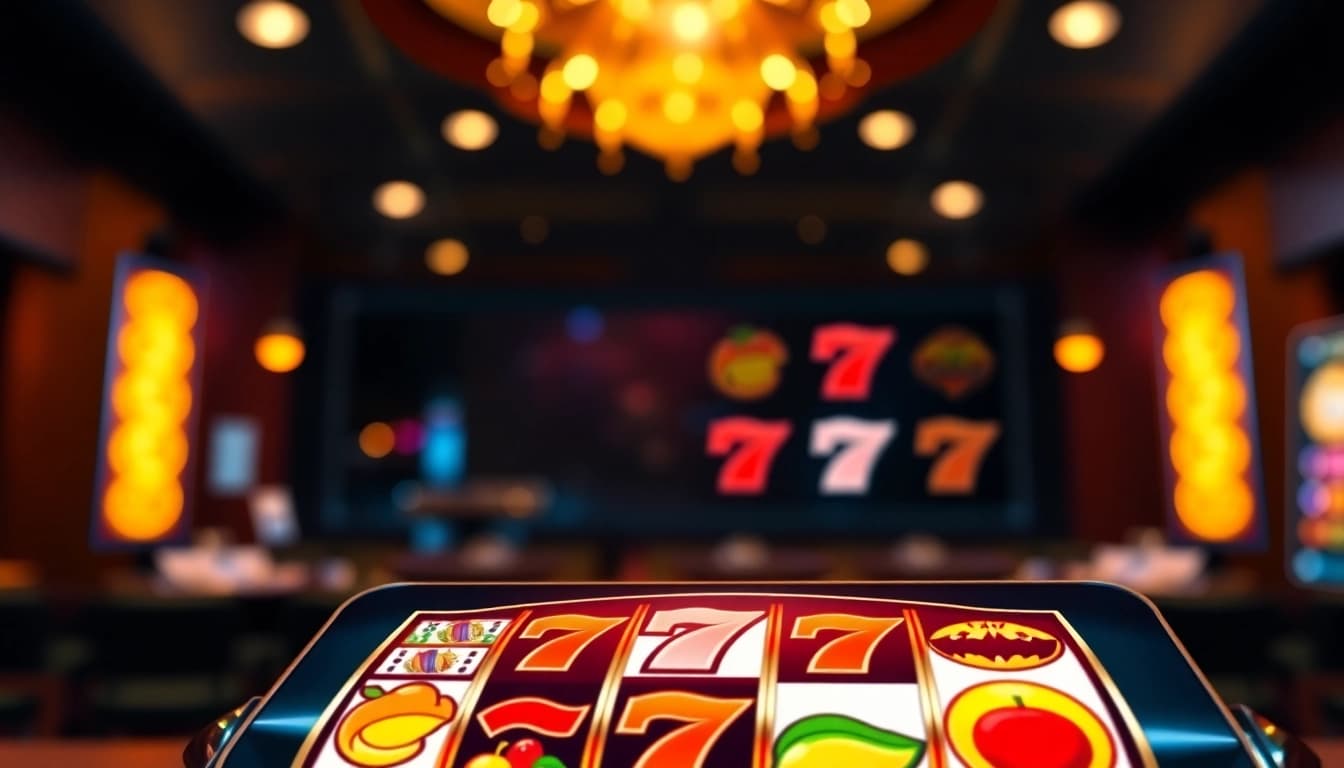 Judi slot depo 1k dengan karakter dan simbol warna-warni yang menarik perhatian.