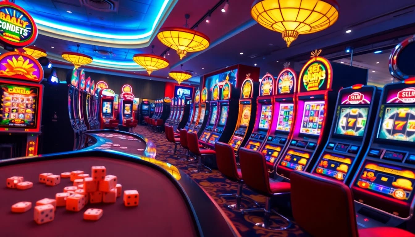 Experience slot game terbaru di sini with vibrant visuals and thrilling gameplay at an upscale casino.