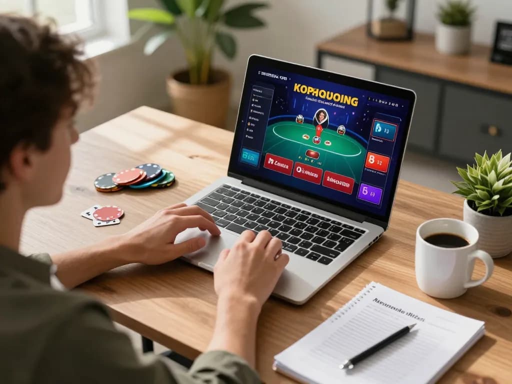 Experience online gaming at cm88sm com with poker strategies and cozy home settings