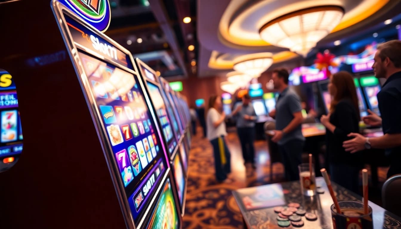 Menangkan di Slot77 dengan mesin slot yang meriah di kasino.