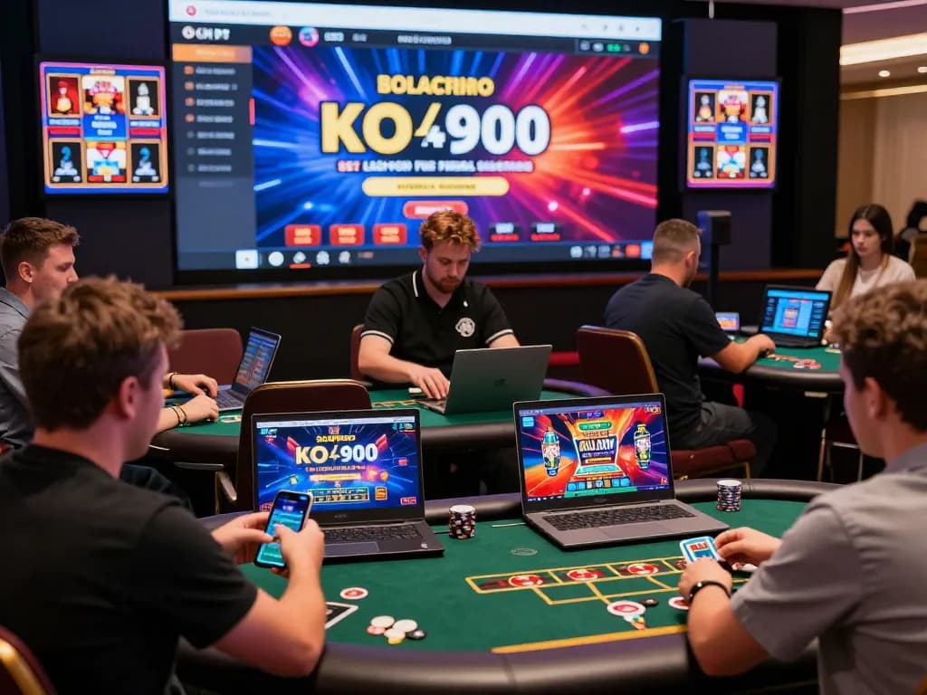 Exciting online gaming atmosphere with players enjoying 23win casino games, showcasing vibrant graphics and live interactions.
