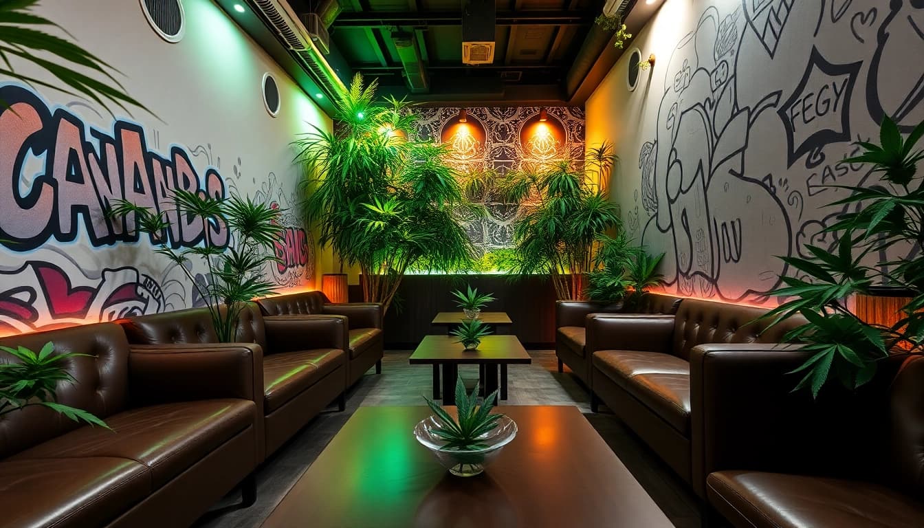 Rejoignez Green Guyz club cannabis madrid pour une expérience immersive dans un cadre accueillant.