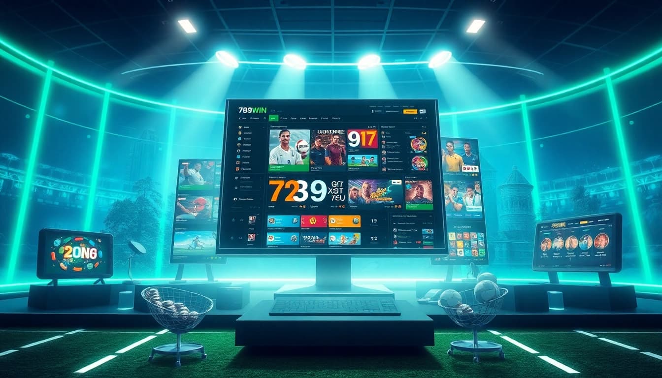Engaging online betting experience at 789WIN with sports and casino themes.
