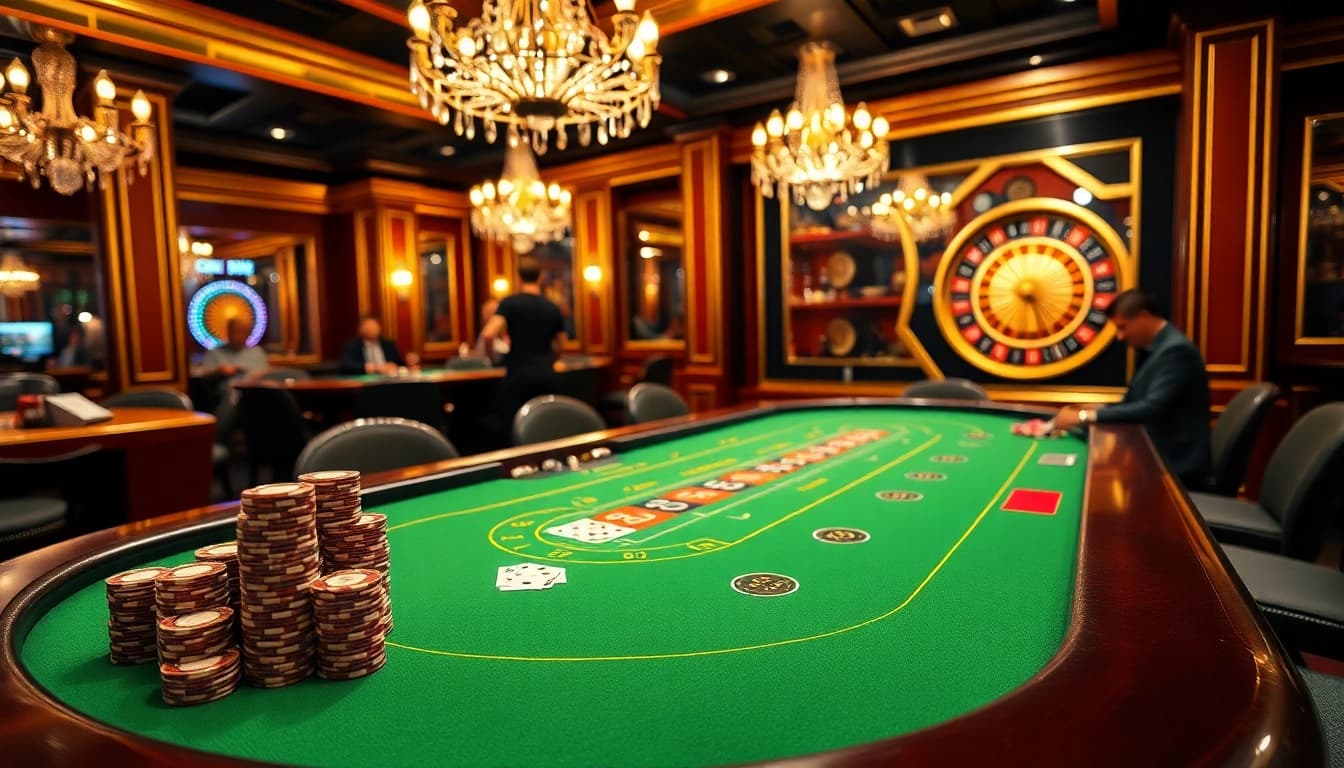 Experience the thrill of gambling at 88idd with vibrant casino tables and exciting gameplay.