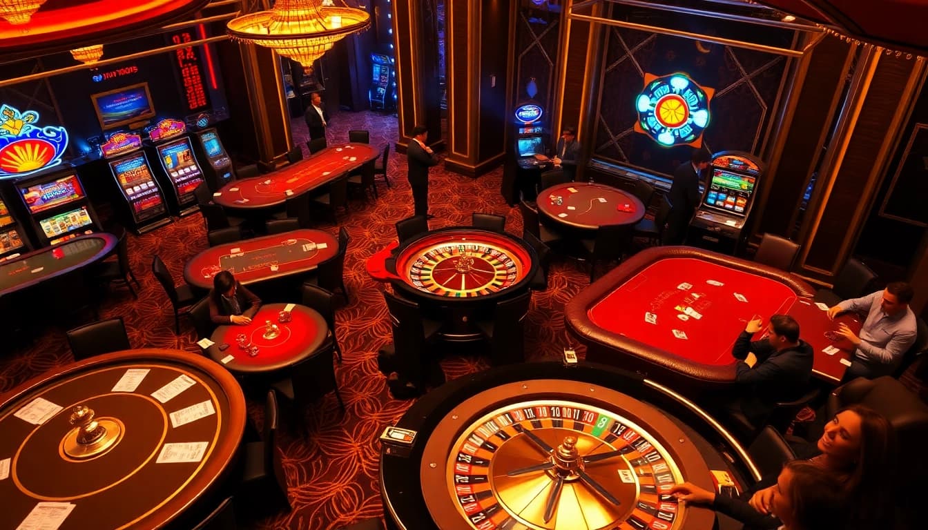 Experience the thrill of UU88 at a luxurious casino table with vibrant cards and chips.