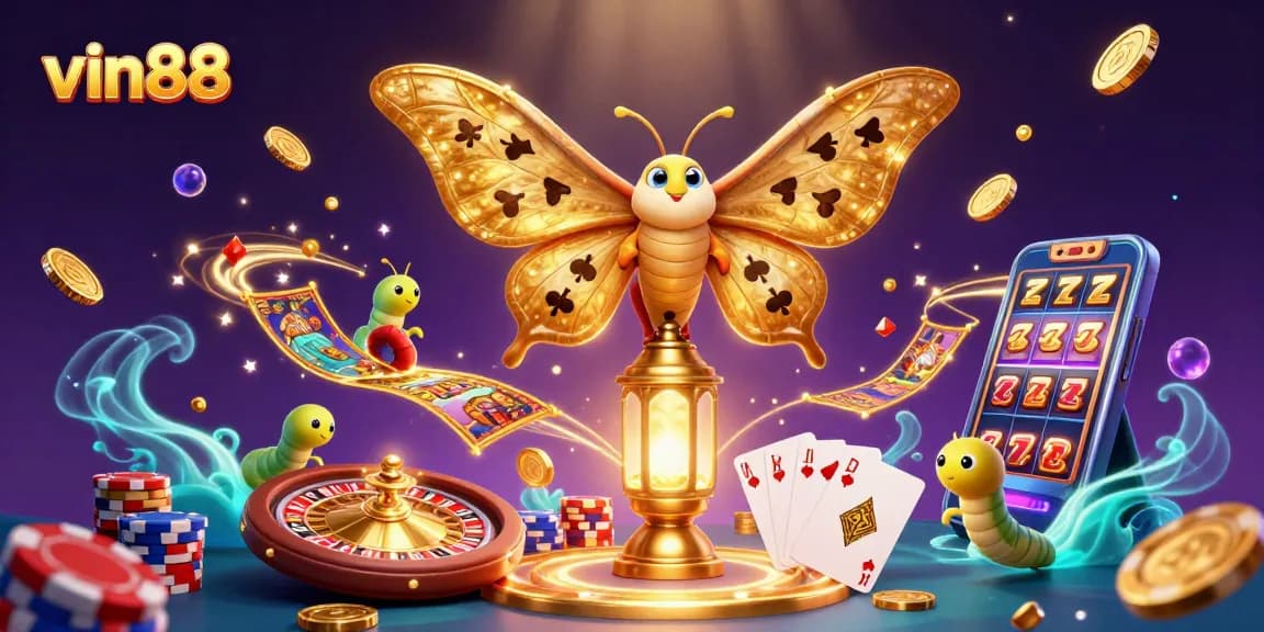 Experience thrilling casino adventures with vin88's engaging characters and dynamic game elements in a vibrant atmosphere.