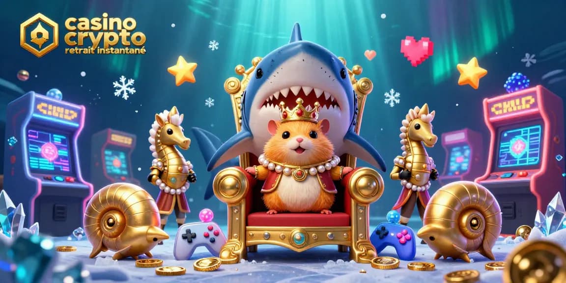 Engage in the exhilarating world of casino crypto retrait instantané with vibrant visuals of underwater gaming royalty.