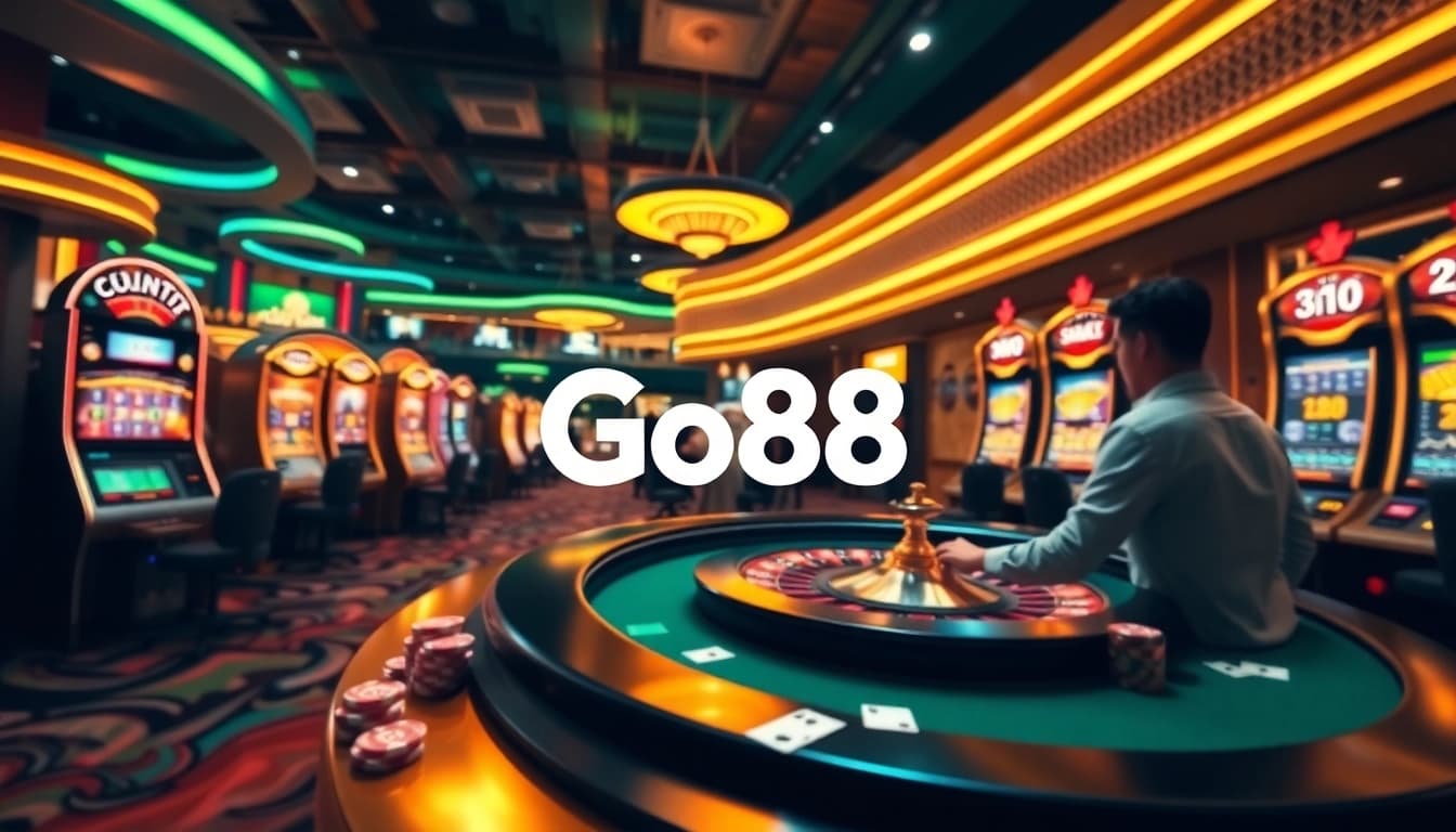 Experience the excitement of gambling at Go88 with vibrant slot machines and engaging casino games.