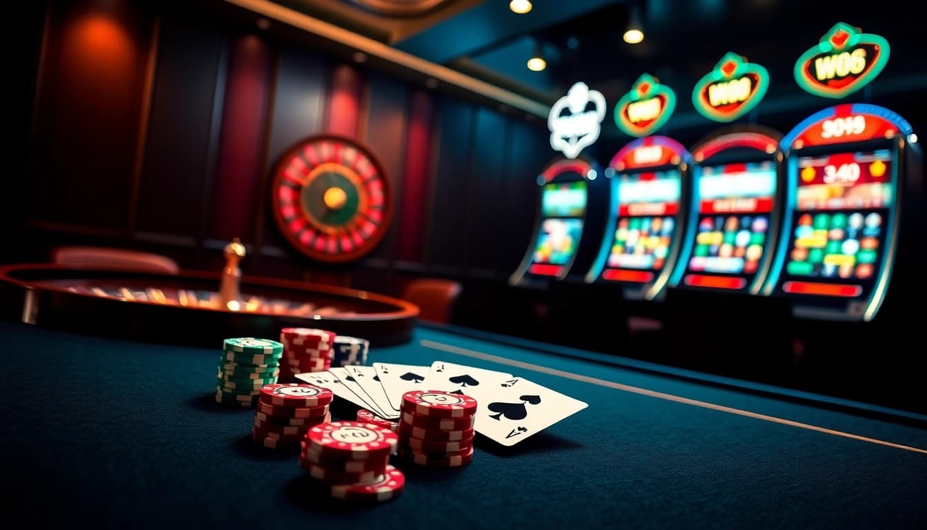 Engage in thrilling poker at HU88 with luxurious chips and vibrant, stylish cards.