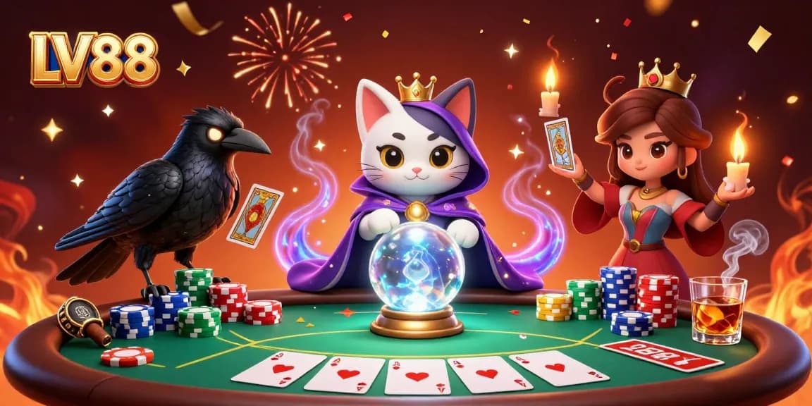 Experience thrilling gameplay at LV88 with our vibrant casino characters and dynamic betting elements.