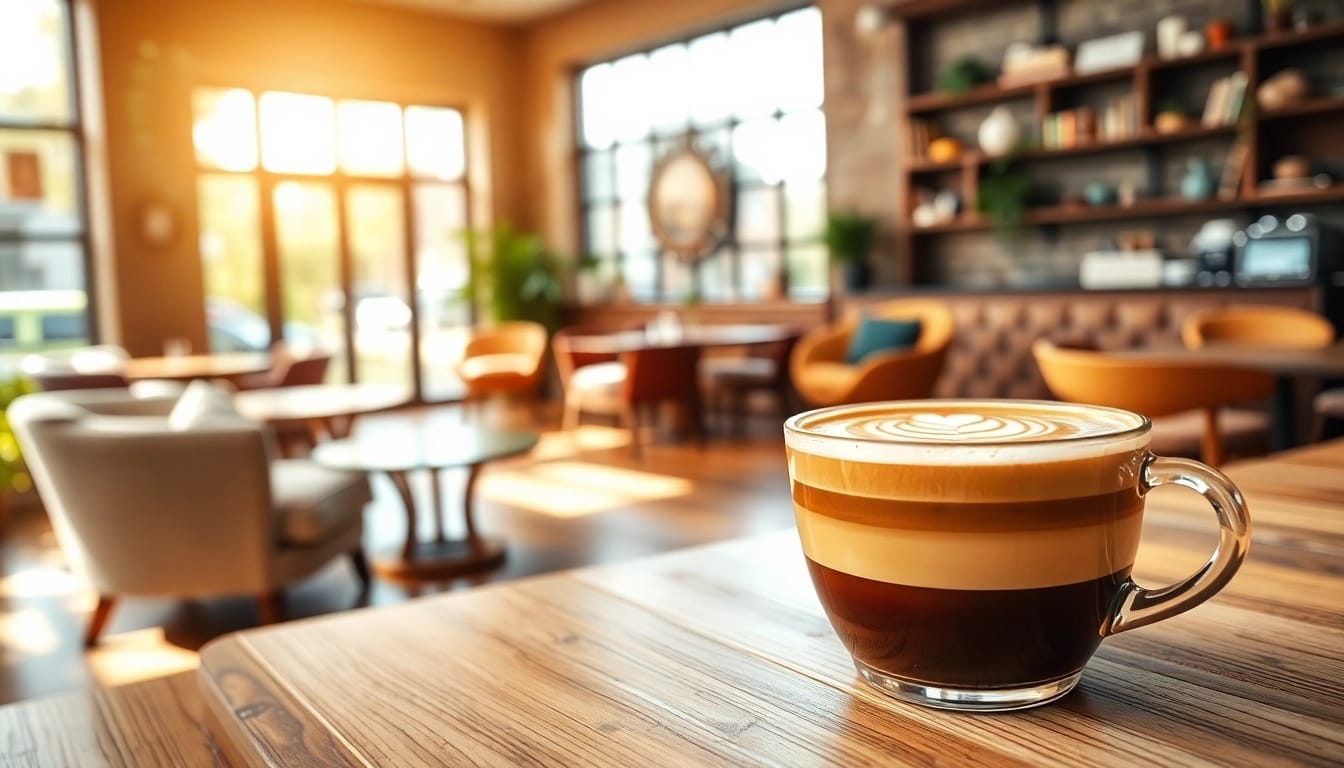 Enjoy the Best specialty coffee in North Riyadh showcased in a cozy café setting with inviting atmosphere.
