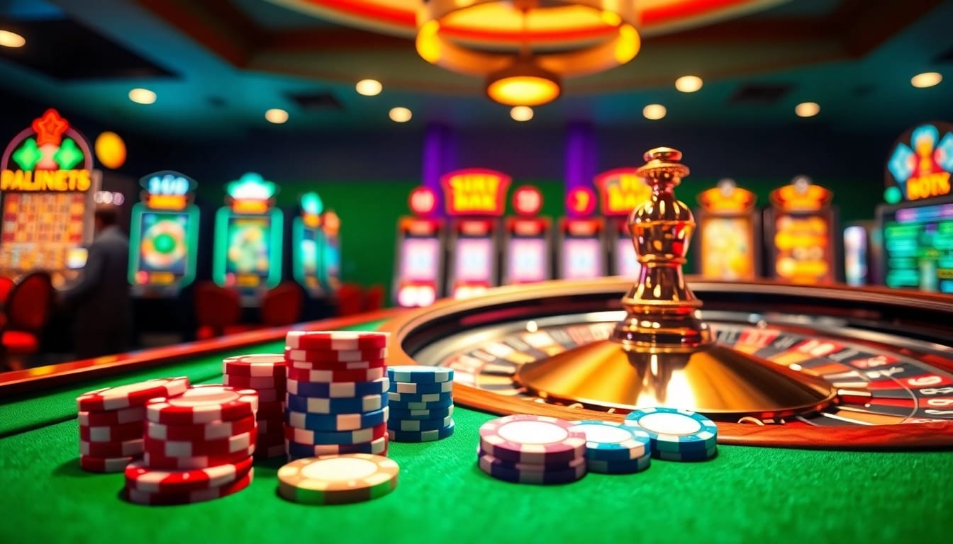 Menangkan permainan di meja roulette dengan bbni4d yang menyenangkan dan slot mesin yang gemerlap.