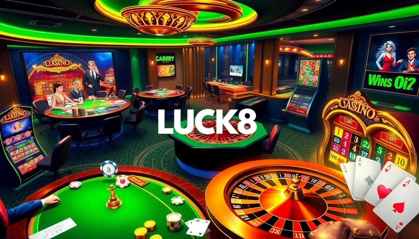Experience excitement at LUCK8 with vibrant casino games and enticing winning opportunities.