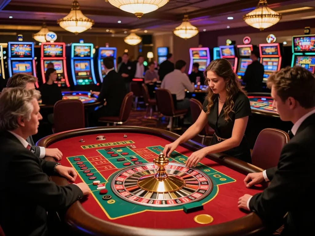 Watch thrilling roulette action at https://g28.nl/ as players place bets and croupier manages the game.
