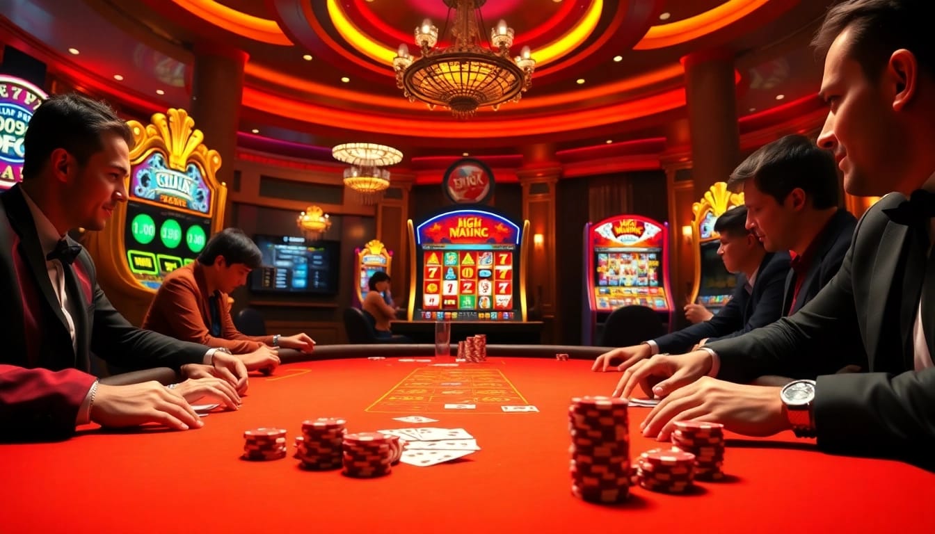 Vivez l'excitation du casino en ligne avec des tables de poker vibrantes, des jeux palpitants et du luxe.