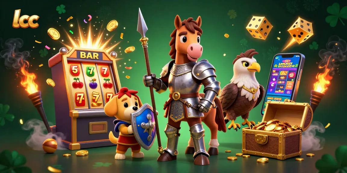 Putar gulungan dan menang dalam permainan slot lcc yang meriah dengan letupan jackpot dan grafik yang berwarna-warni.