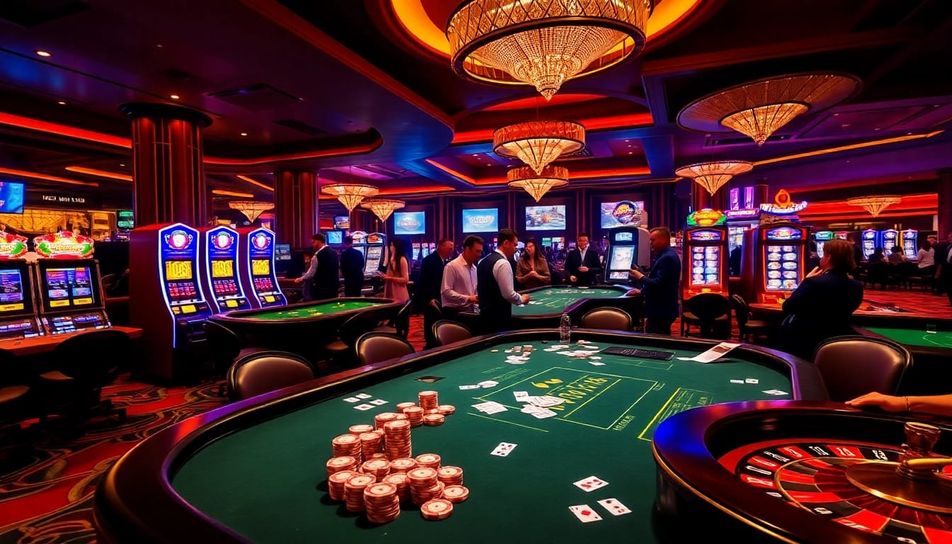 Experience the excitement of MM88 with vibrant casino games and luxury ambiance.