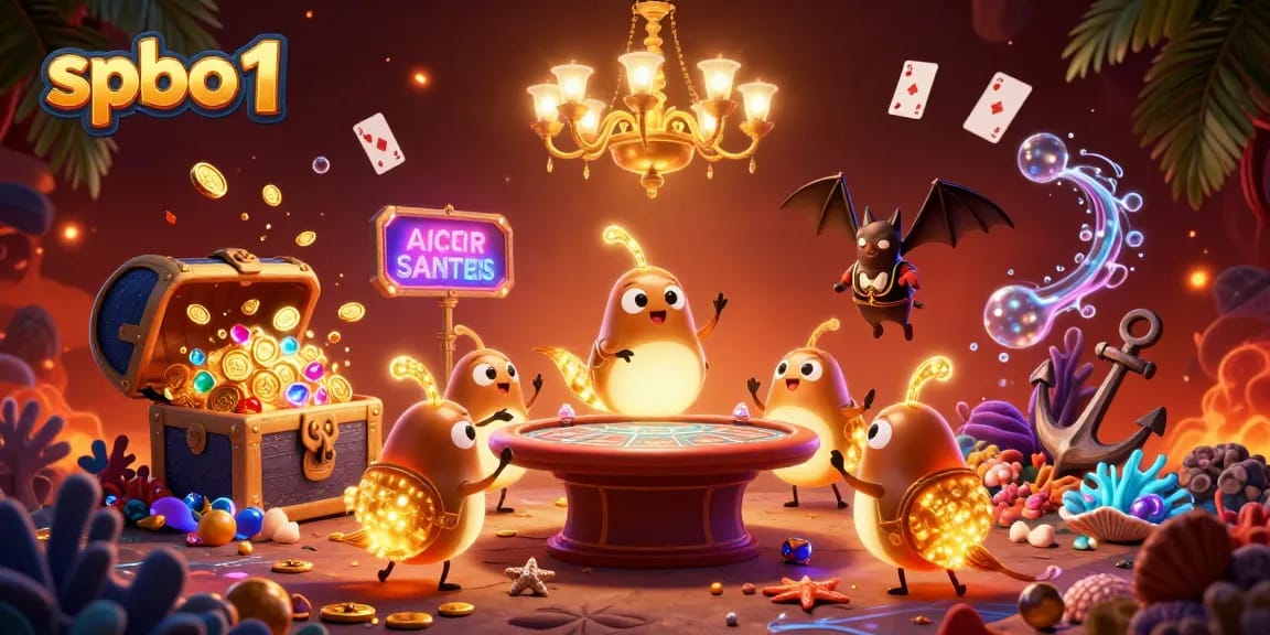 Play in the vibrant spbo 1 cave casino, illuminated by glowworms with a bat dealer.