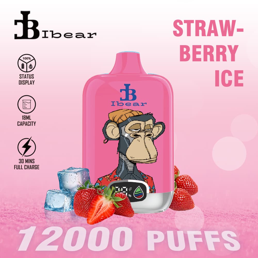 12k Digital Box | Strawberry Ice – Große Auswahl an hochwertigen E-Zigaretten