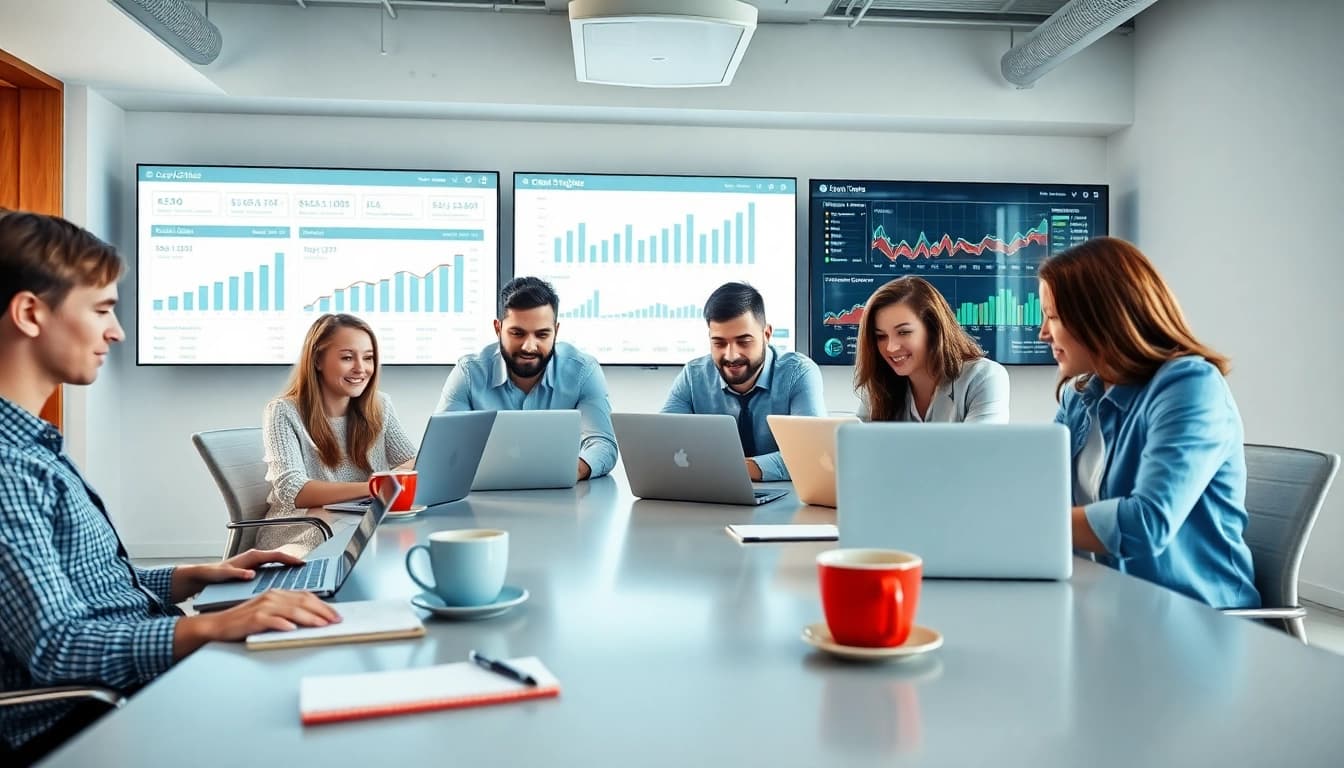 Boost your business with Clearwater FL SEO strategies in a modern office environment.