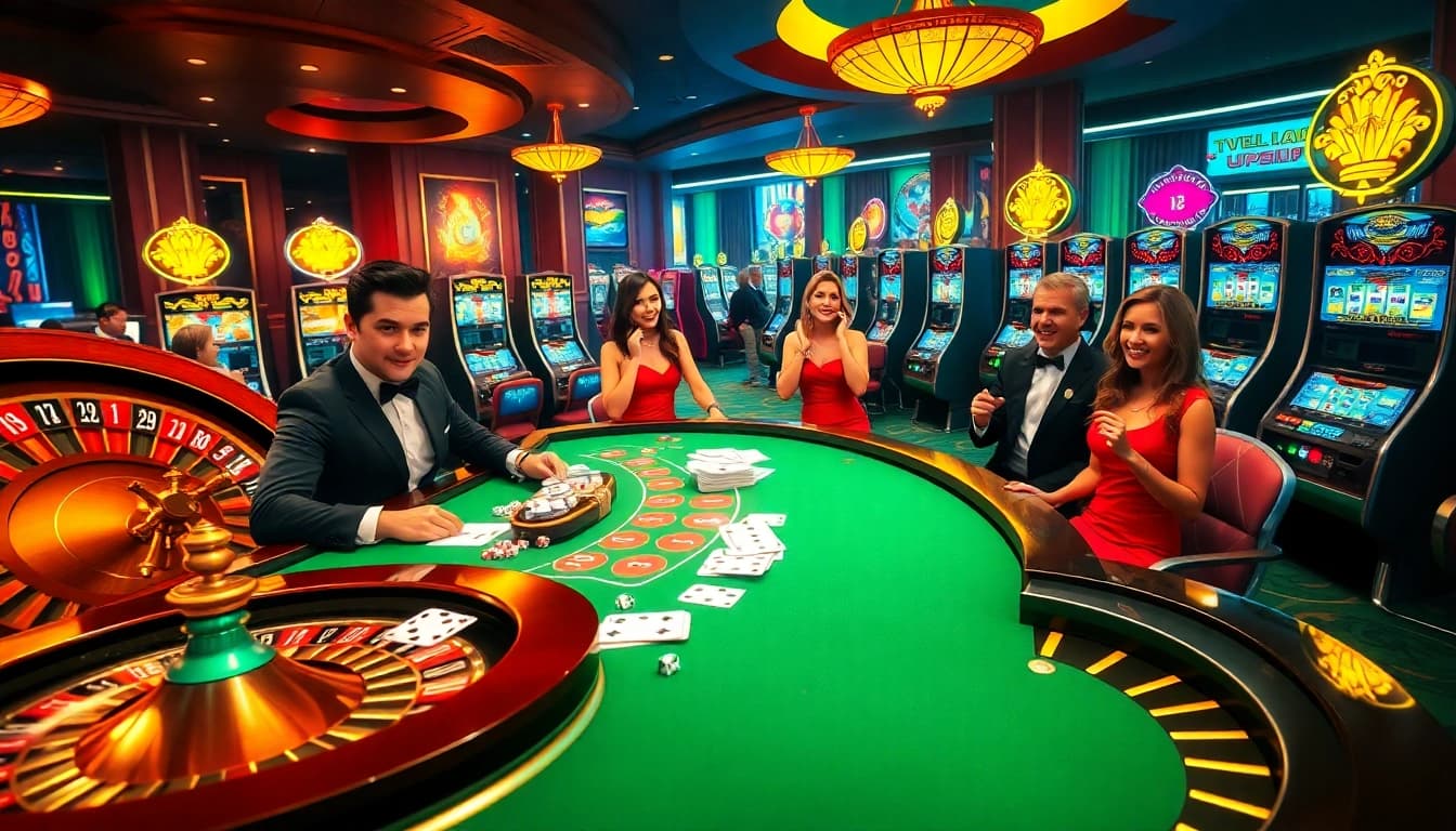 Engage in thrilling online gaming experiences like vb88.boston with poker chips and roulette wheel.