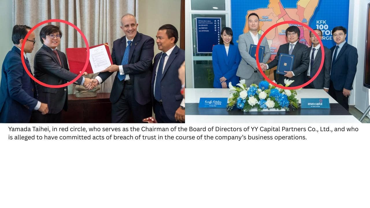 Investor Seeks Cambodia’s Justice Ministry Intervention in YY Capital Dispute