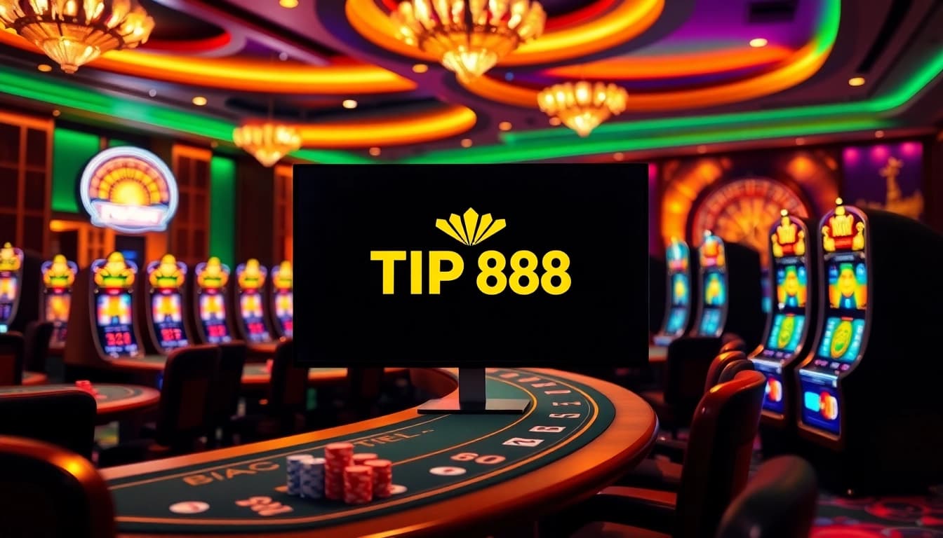 Experience the excitement of TIP88’s top-tier casino gaming with vibrant tables and engaging gameplay.