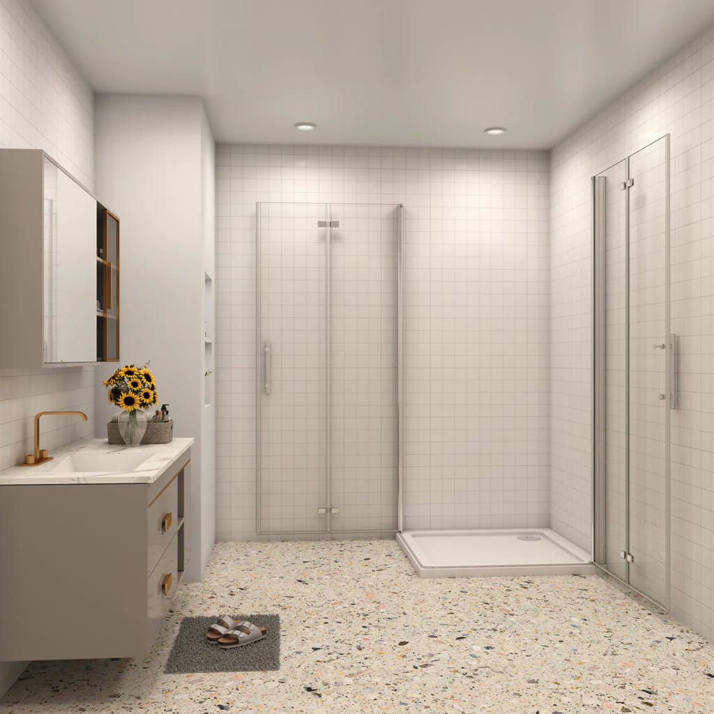 SONNI Duschkabine 100x100 – Stilvolle Dusche für dein Bad
