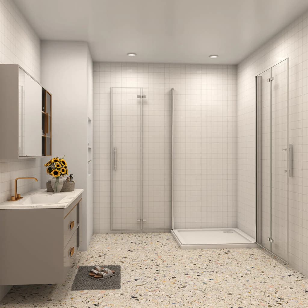 SONNI Duschkabine 100x100 – Stilvolle Dusche für dein Bad