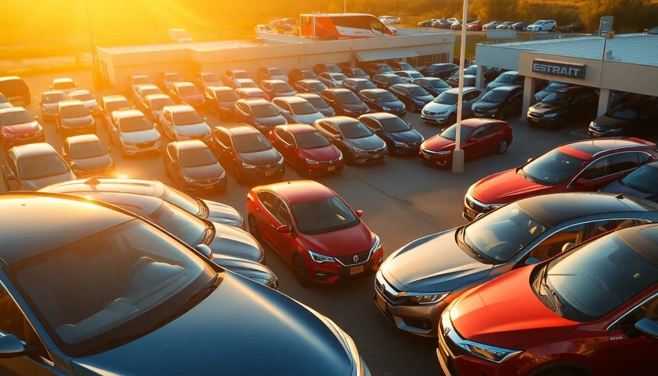 Explore our selection of used cars for sale at competitive prices with quality assurance signs.