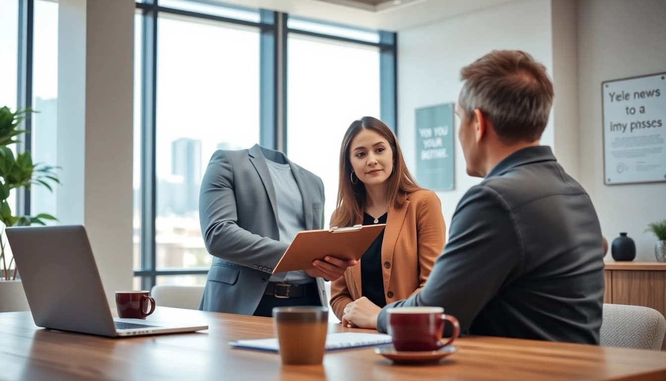 Engaging session with a business coach near me, highlighting motivation and professional development.